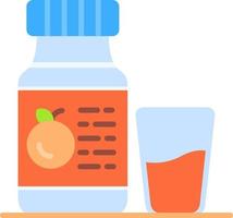 Orange Juice Creative Icon Design vector