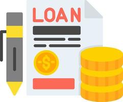 Loan Creative Icon Design vector