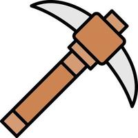 Pickaxe Creative Icon Design vector