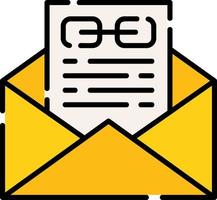 Email Link Creative Icon Design vector