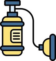 Oxygen Tank Creative Icon Design vector