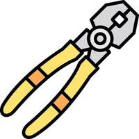 Joint Pliers Creative Icon Design vector