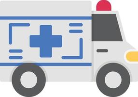 Ambulance Creative Icon Design vector