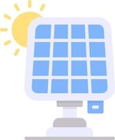 Solar Panel Creative Icon Design vector