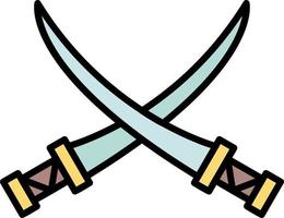 Swords Creative Icon Design vector