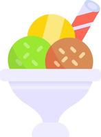 diseño de icono creativo de postre vector