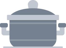 Cooking Pot Creative Icon Design vector