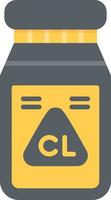 Chlorine Creative Icon Design vector