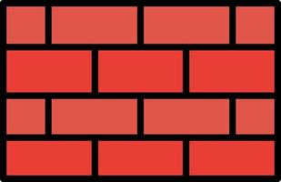 Brick Wall Creative Icon Design vector