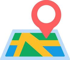 Map Creative Icon Design vector