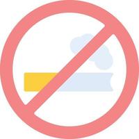 No Smoking Creative Icon Design vector