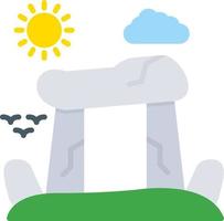 diseño de icono creativo de stonehenge vector