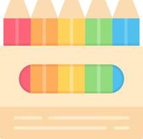 Crayons Creative Icon Design vector