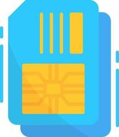 Simcard Creative Icon Design vector