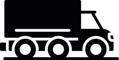 Cargo Truck Creative Icon Design vector