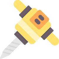 Road Drill Creative Icon Design vector