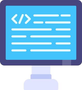 Code Creative Icon Design vector