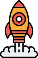 Rocket Creative Icon Design vector