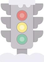 Traffic Light Creative Icon Design vector