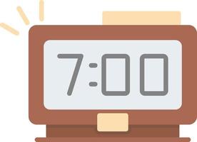 Digital Clock Creative Icon Design vector