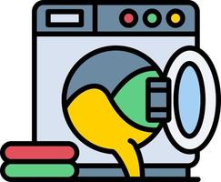 Laundry Creative Icon Design vector