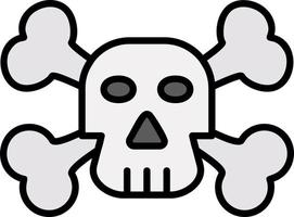 diseño de icono creativo muerto vector