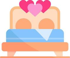 Bed Creative Icon Design vector