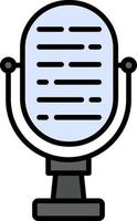 Microphone Creative Icon Design vector