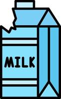 Milk Carton Creative Icon Design vector