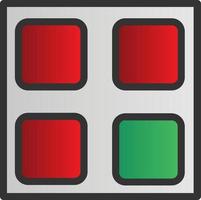 Square Full Vector Icon Design