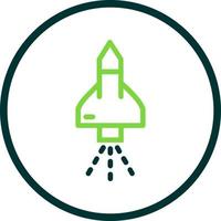 Space Shuttle Vector Icon Design