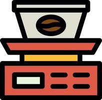 Coffee Scale Vector Icon Design