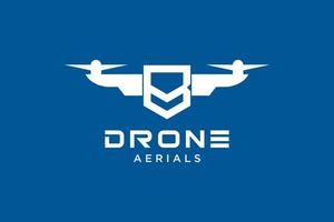 plantilla de diseño de logotipo de drone de letra b. vector de icono de drone de fotografía. diseño creativo. ilustración