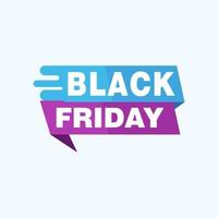 Black Friday sale inscription design template. Black Friday banner. Vector illustration