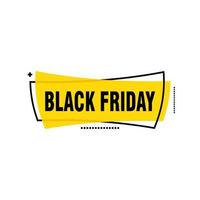 Black Friday sale inscription design template. Black Friday banner. Vector illustration