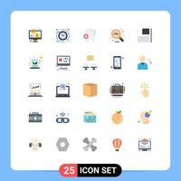 25 Universal Flat Colors Set for Web and Mobile Applications right align the taxi online Editable Vector Design Elements
