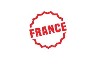 FRANCE stamp rubber with grunge style on white background vector