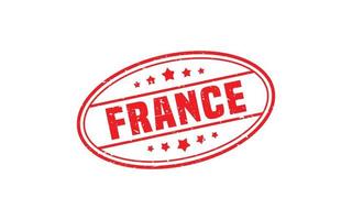 FRANCE stamp rubber with grunge style on white background vector