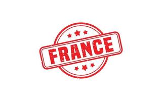 FRANCE stamp rubber with grunge style on white background vector