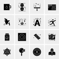 16 Universal Business Icons Vector Creative Icon Illustration to use in web and Mobile Related project