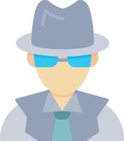 diseño de icono creativo detective vector