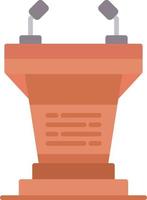 Podium Creative Icon Design vector