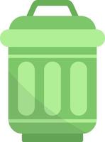 Trash Bin Creative Icon Design vector