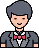 Groom Creative Icon Design vector