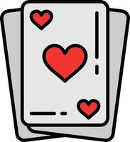 Playing Cards Creative Icon Design vector