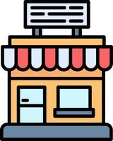 tienda de diseño de iconos creativos vector