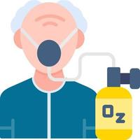 Oxygen Mask Creative Icon Design vector