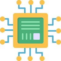 Microchip Creative Icon Design vector