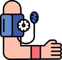 Blood Pressure Creative Icon Design vector