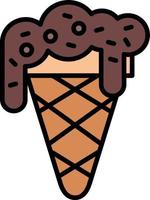 Ice Cream Creative Icon Design vector